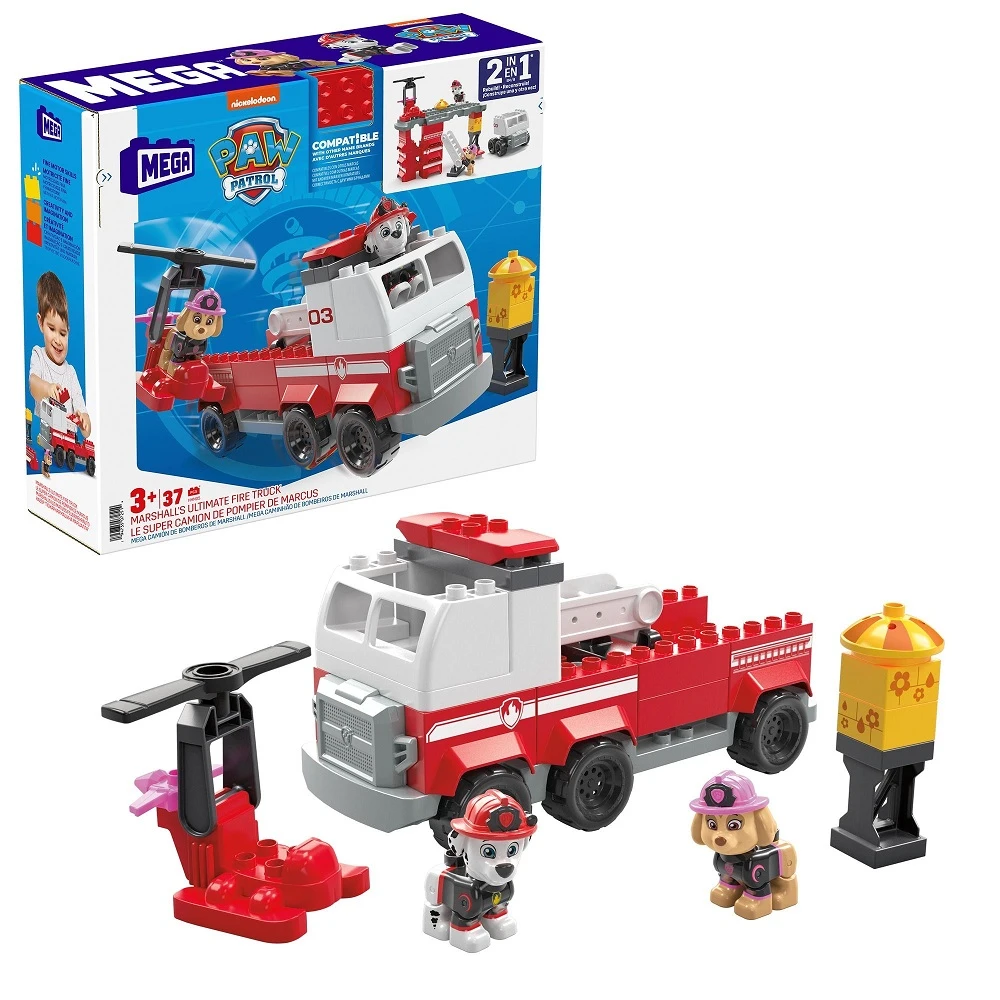 Mega Bl Paw Patrol Marshall's Ultimate Firetruck