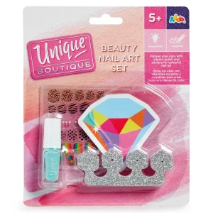 Unique Boutique Beauty Nail Art Craft Set Assrt