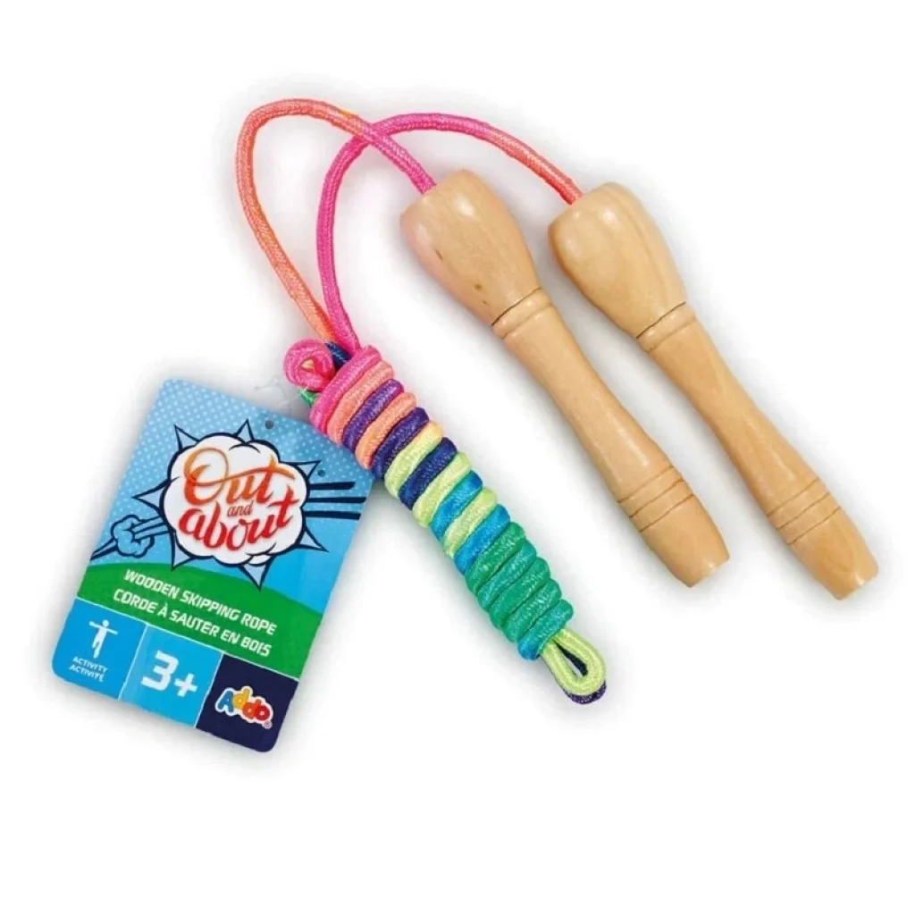 Out And About Wooden Skipping Rope Assrt.