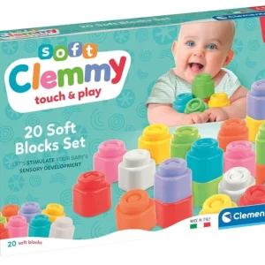 Clementoni - Clemmy Soft Building Blocks 20Pcs