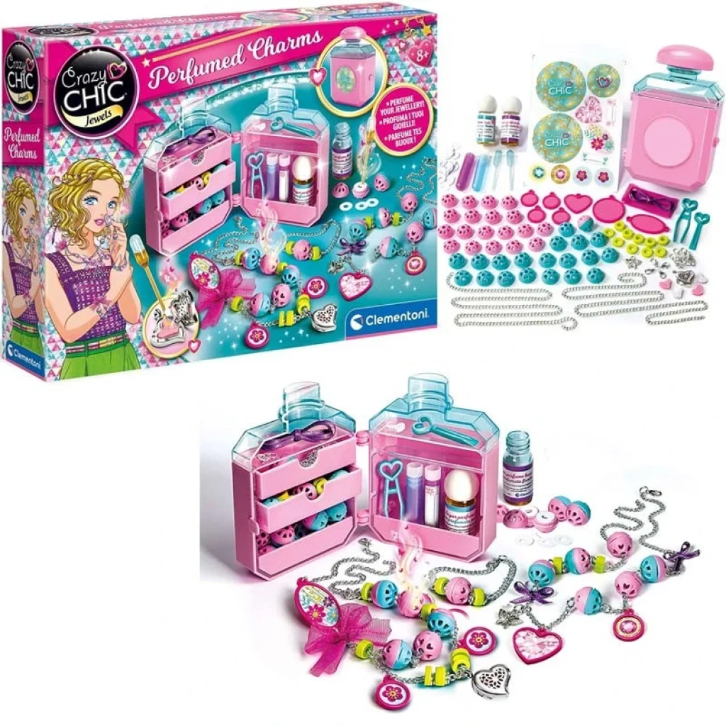 Clementoni Crazy Chic Perfumed Charms Jewelery Kit