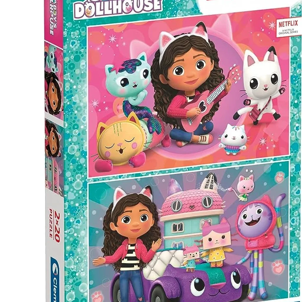 Clementoni Gabby's Dollhouse 2x20 Pcs