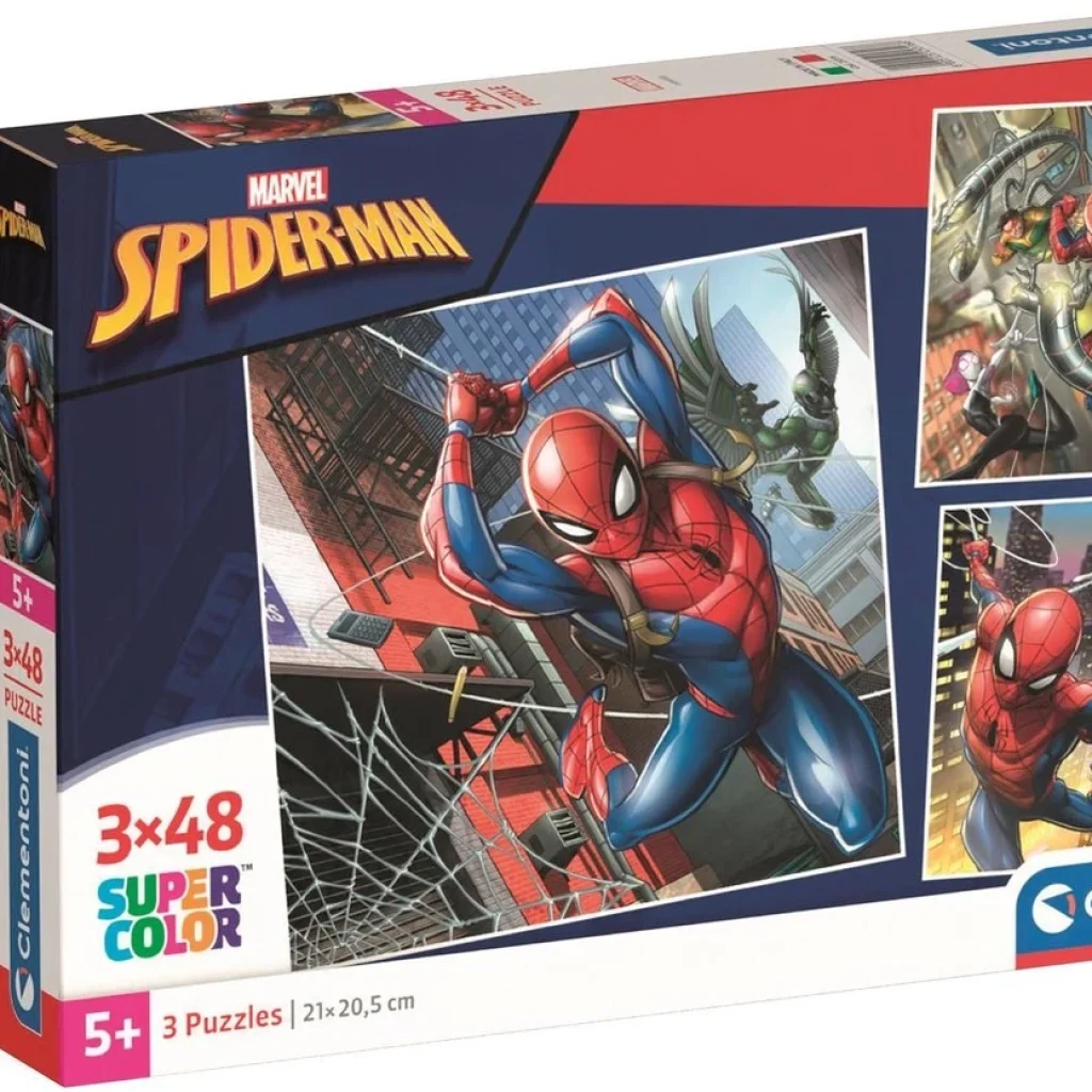 Clementoni Marvel Spiderman 3x48 Pcs