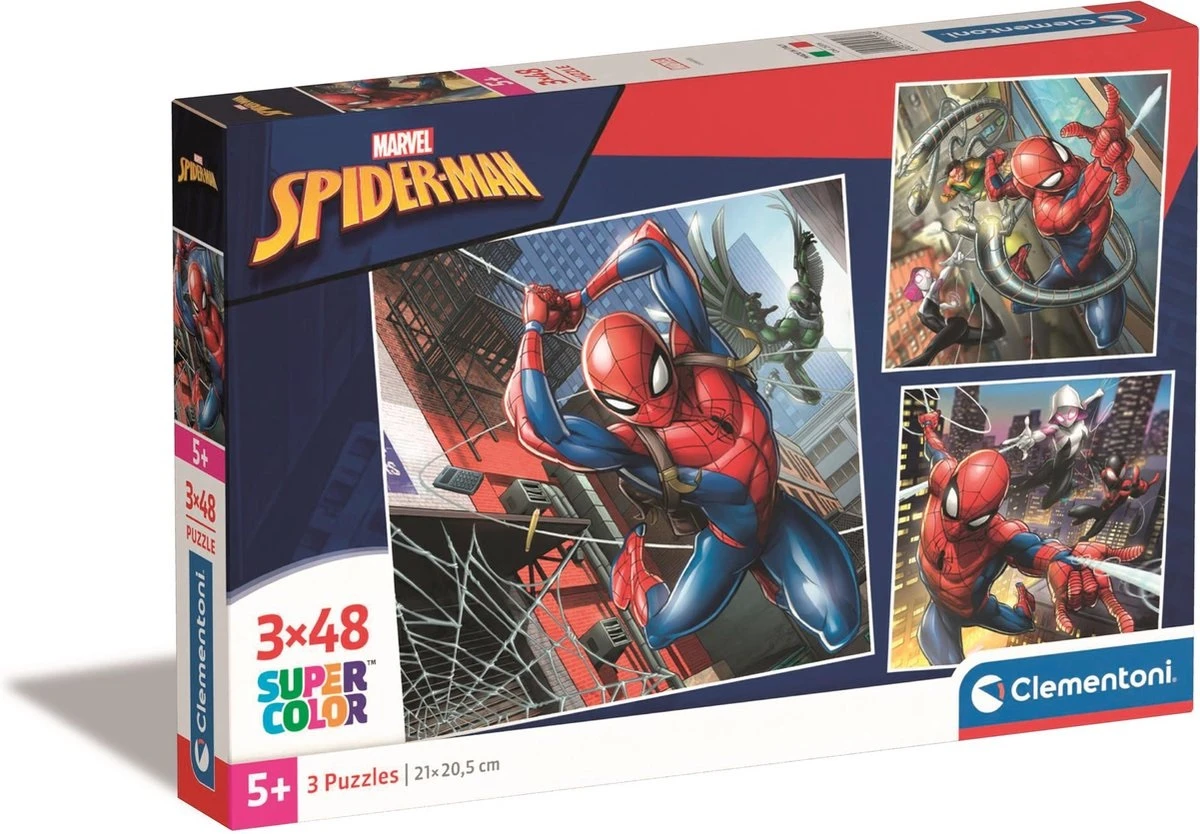 Clementoni Marvel Spiderman 3x48 Pcs