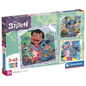 Clementoni Puzzle Disney Stitch 3x48 Pcs