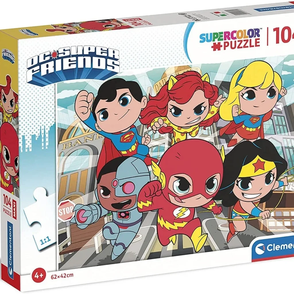 Clementoni Maxi DC Comics 104 Pcs