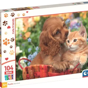 Clementoni Puzzle Cute Friends - Maxi 104 Pcs
