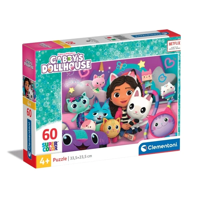 Clementoni Puzzle Gabby's Dollhouse 60 Pcs