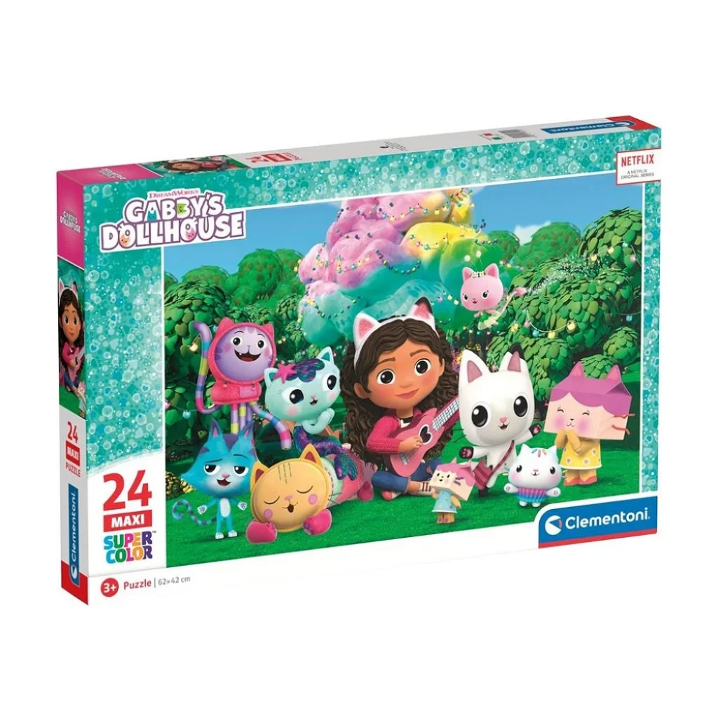 Clementoni Maxi Gabby's Dollhouse 24 Pcs
