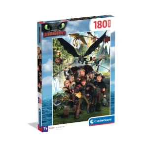 Clementoni Puzzle Dragontrainer  180 Pcs