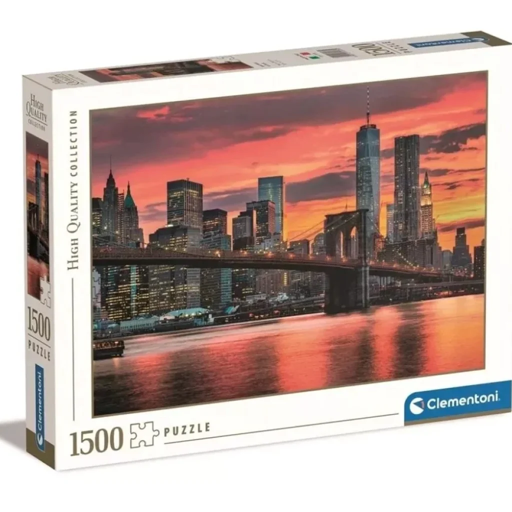 Clementoni Puzzle East River At Dusk 1500 Pcs