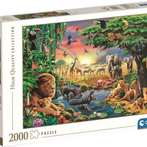 Clementoni Puzzle The African Gathering 2000 Pcs