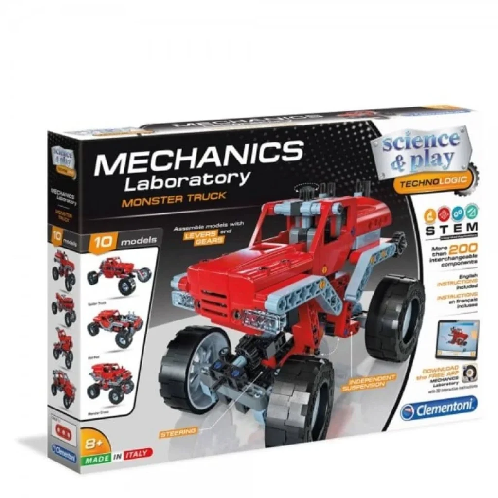 Clementoni Mech Lab Monster Truck Over 200 Pieces