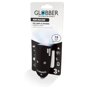 Globber Mini Buzzer Black - Led Lights & Sounds
