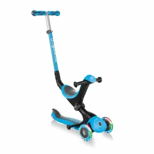 Globber Go Up Deluxe Lights - Sky Blue