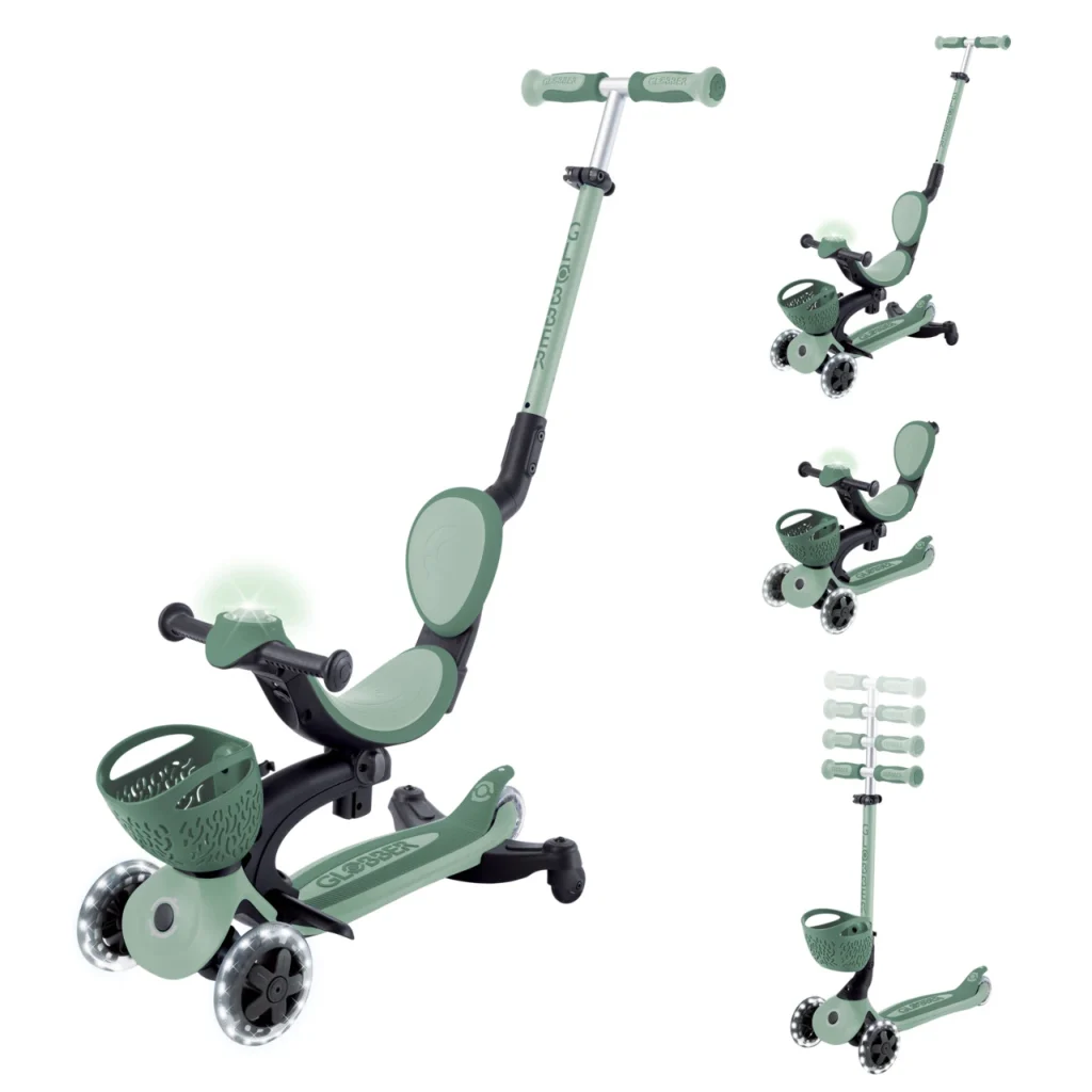 Globber Go.up Baby Lights 360 - Sage/Olive