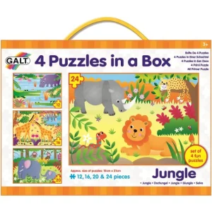 Galt 4 Puzzles In a Box - Jungle