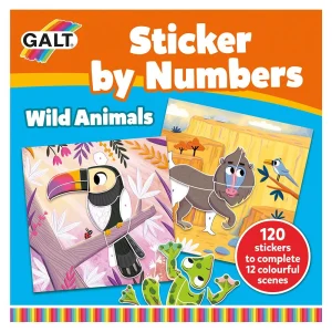 Galt Sticker By Numbers - Wild Animals