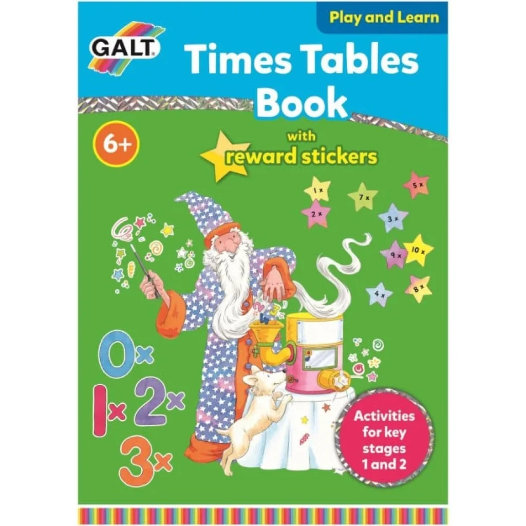 Galt Times Tables Sticker Reward Book