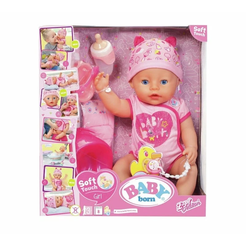 Baby Born Soft Touch Doll With Accessories