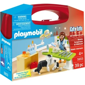 Playmobil Vet Visit Carry Case Playset