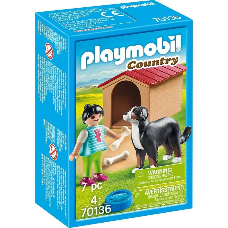 Playmobil Dog With Doghouse Playset