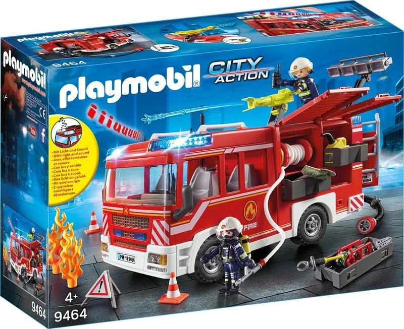 Playmobil Fire Engine Playset