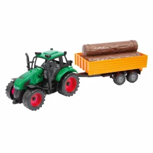 Set of 3 Tractors With Trailer