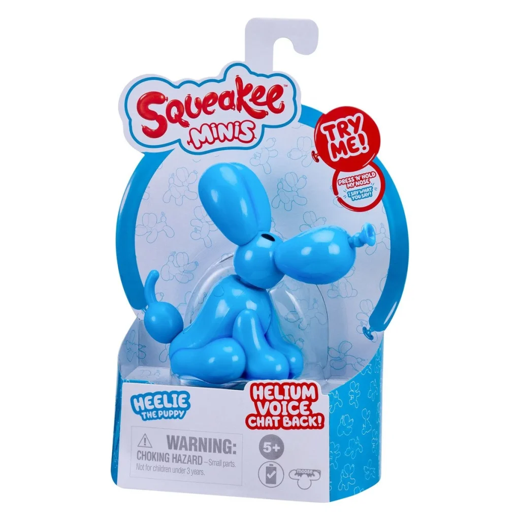 Squeakee Minis Chat Back Figure - Heelie Puppy