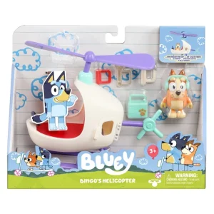Bluey Bingo's Helicopter Figure Set