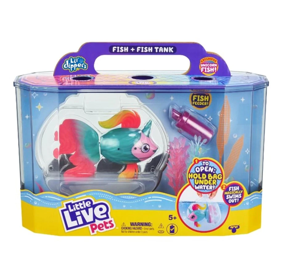 Little Live Pets Lil' Dippers Fish & Tank-Fantasea