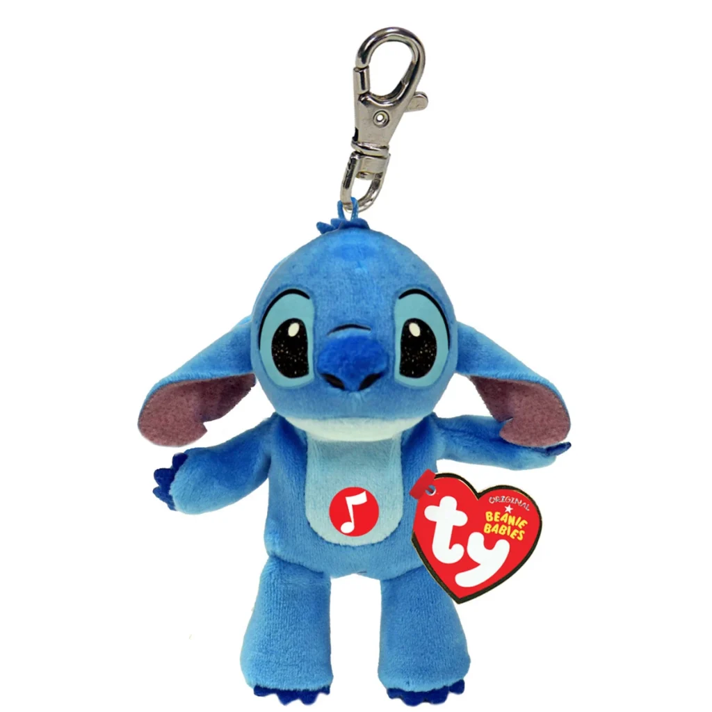 Ty Beanie Babies Disney Stitch Musical Keyring