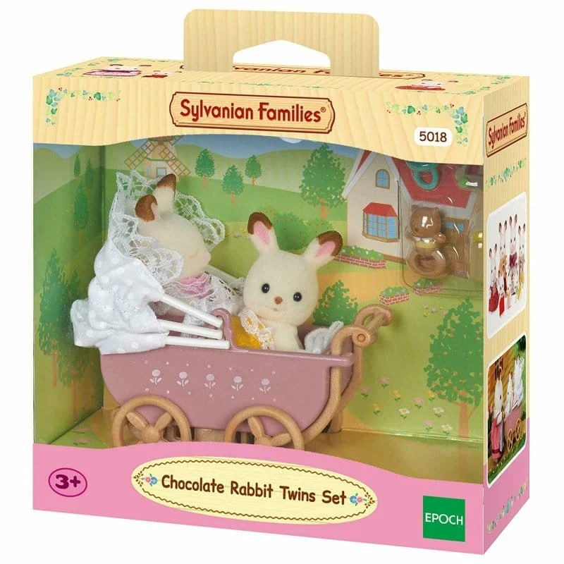 Sylvanian Families Chocolate Rabbit Twins