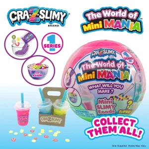 Cra-Z-Slimy World Of Mini Mania Mystery Capsule