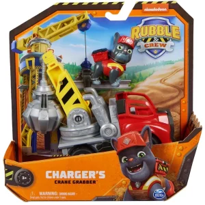 Paw Patrol Rubble & Crew Charger Crane Grabber Veh