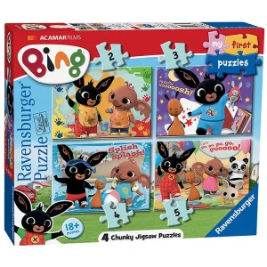 Ravensburger 4 in a Box Jigsaw Puzzle - Bing Bunny