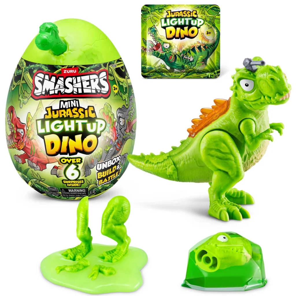Smashers Mini Jurassic Light Up Dino Egg