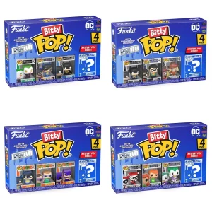 Funko Bitty Pop! DC - 4 Pack Mini Vinyl Figures