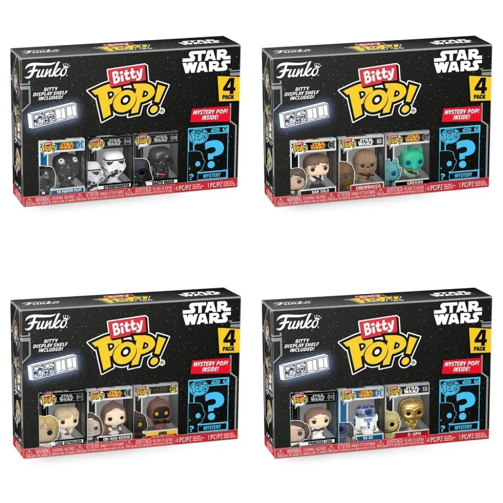 Funko Bitty Pop! Star Wars - 4 Pack Mini Vinyl Fig