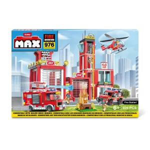 MAX City Fire Adventure Fire Station Const Set