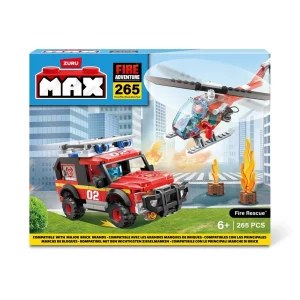 MAX City Fire Adventure Fire Rescue Veh Cons Set