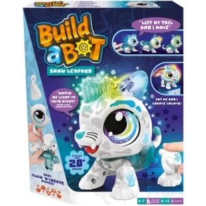 Build a Bot Snow Leopard Buildable Electronic Pet