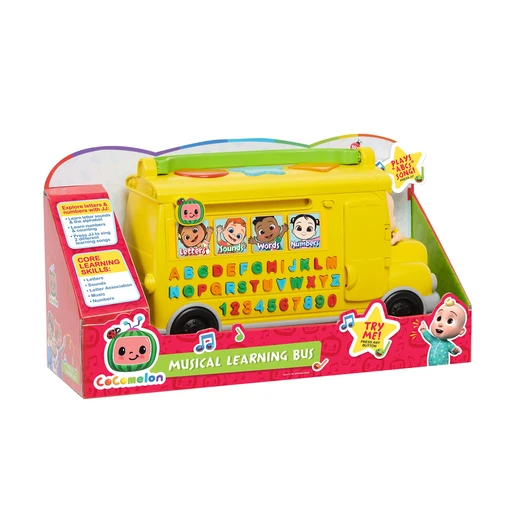 Cocomelon Musical Learning Bus Yellow