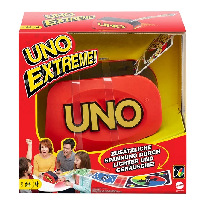 UNO Extreme Card Game With Electronic Launcher