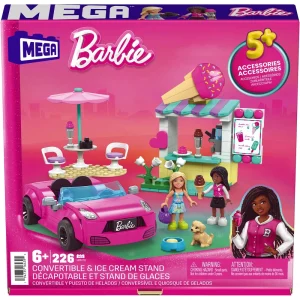 MEGA Barbie Convertible & Ice Cream Stand Cons Set