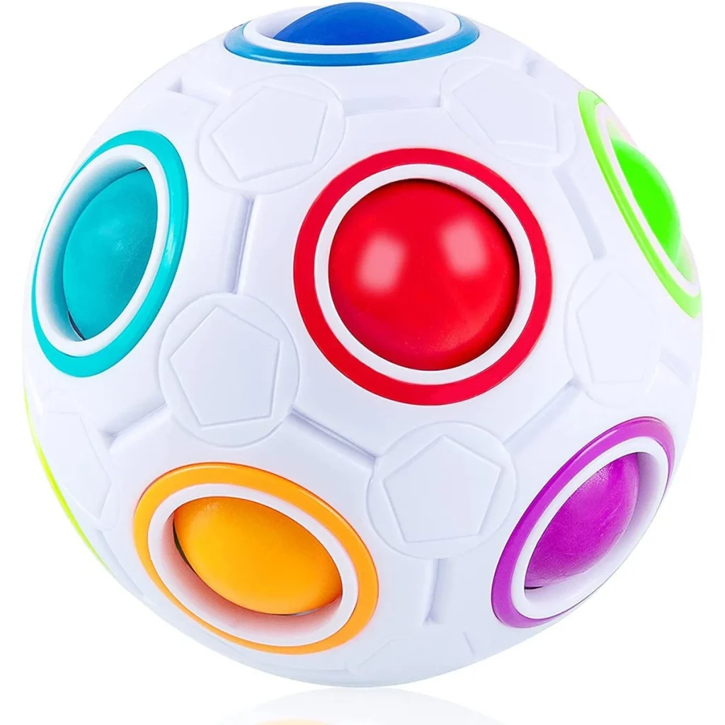 Rubik's Rainbow Ball Fidget Toy Assorted Designs