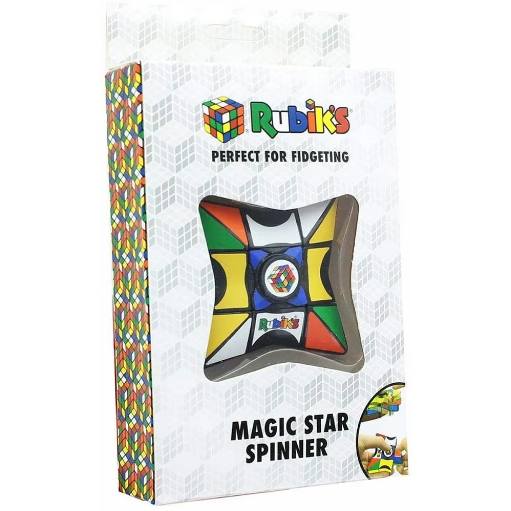 Rubik's Cube Magic Star Fidget Spinner Styles Vary