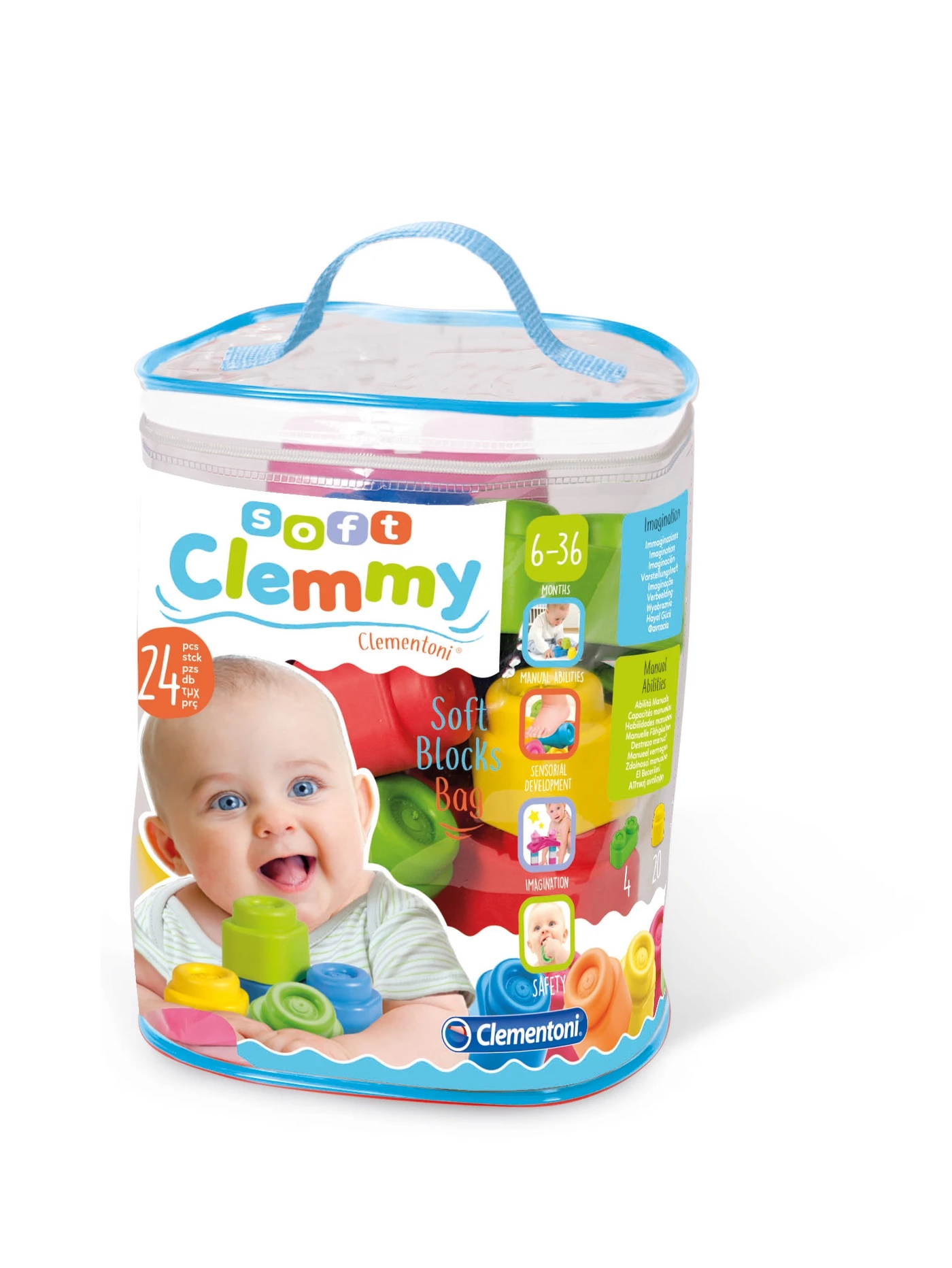Baby Clemmy 24 Soft Blocks Set