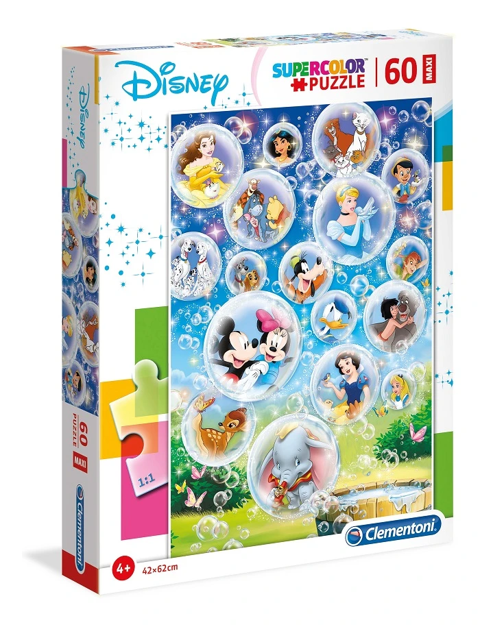 Clementoni Maxi Standard Characters 60 Pcs