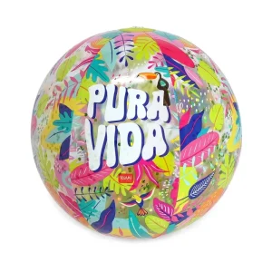Pura Vida Inflatable Glitter Beach Ball